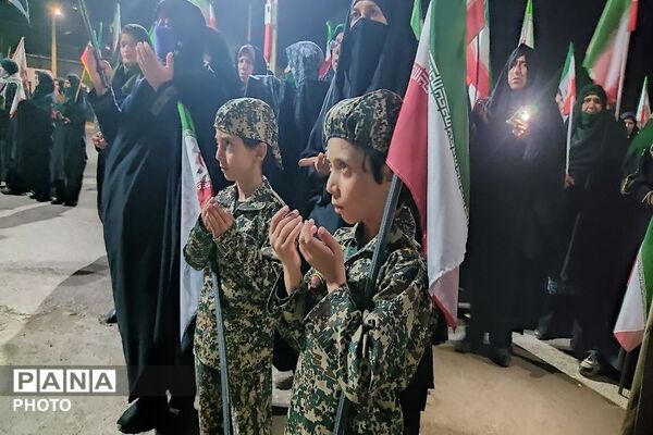 هم صدایی مردم شهر بار در حمایت از آرمان ها 
