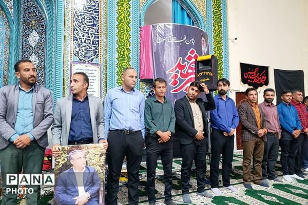 تجلیل از معلمان نمونه منطقه دیشموک