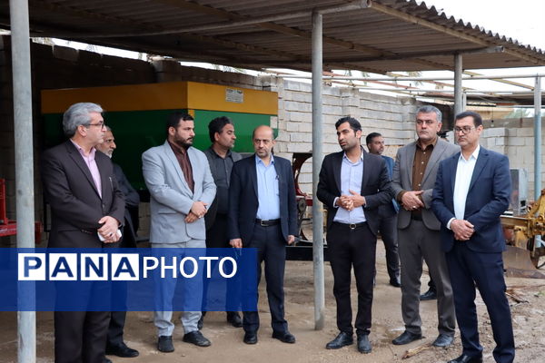 بازدید معاون متوسطه وزارت آموزش و پرورش از هنرستان کشاورزی شهید باهنر سعدآباد