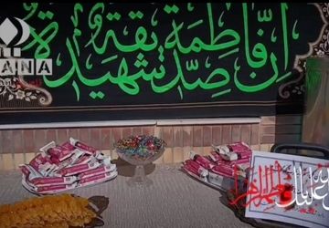 برگزاری مراسم عزاداری حضرت زهرا (س) در مدرسه دخترانه ریحانه نهبندان 