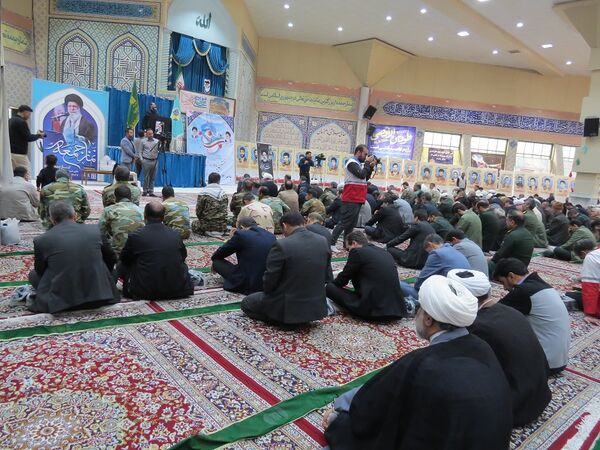 آیین یادبود شهیدان خدمت در مصلای امام خمینی(ره)  شهرستان بجنورد