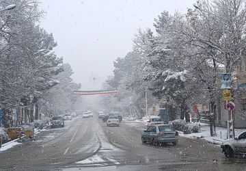 شهر نیشابور لباس سفید بر تن کرد