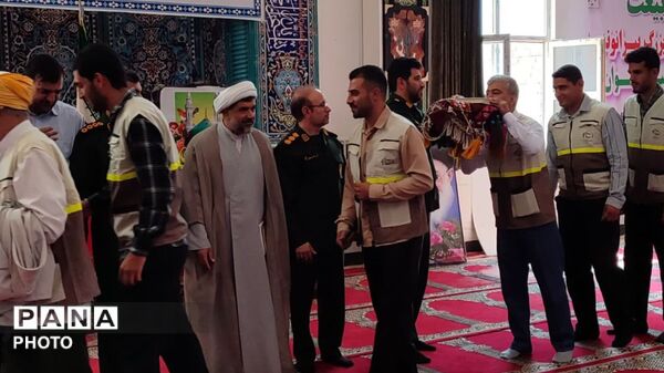 بدرقه جهادگران رزمایش جهادگران فاطمی ۶ به میزبانی حوزه شهدای بیرانشهر