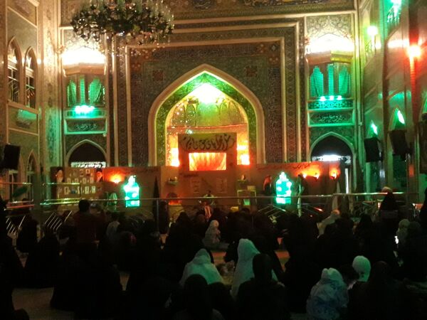 عزاداری دهه دوم فاطمیه در تکیه ابوالفضلی 