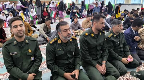 حضور پرشور دانش‌آموزان شهرستان مارگون در محکومیت شهادت سید حسن نصرالله