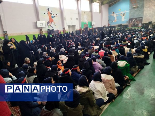 آیین سوگواری شهادت حضرت فاطمه الزهرا (س) در سالن مالک اشتر ناحیه یک مشهد 