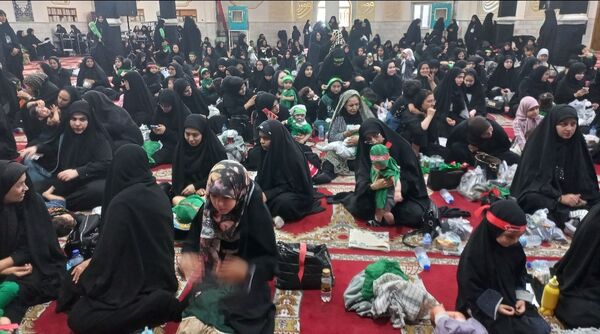 شیرخوارگان حسینی در مسجد جامع امام محمدباقر (ع)