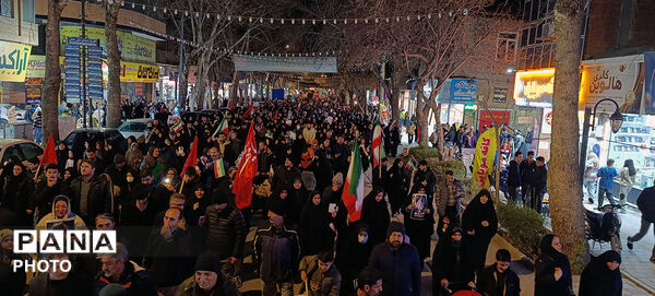 سوگواری مردم بجنورد در هفتین  شب شهادت امام شهیدشان