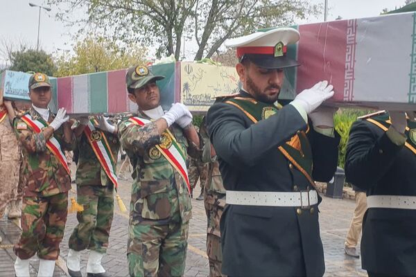 تشییع پیکر پاک و مطهر شهدای گمنام در شیراز 