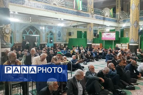 مراسم چهلم شهادت سید مقاومت و سردار نیلفروشان در شهرستان ورامین