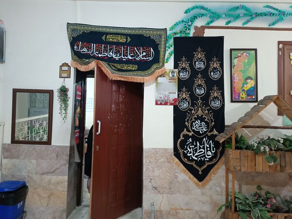 مراسم شهادت حضرت فاطمه (س) در دبستان شاهد کوثر ناحیه ۵ 