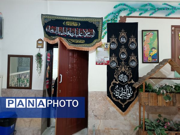مراسم شهادت حضرت فاطمه (س) در دبستان شاهد کوثر ناحیه ۵ 