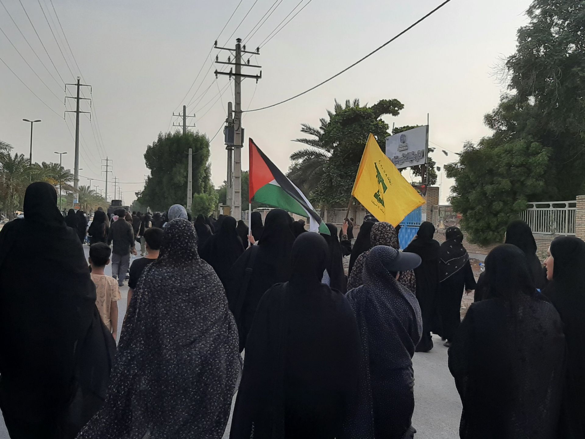 پیاده‌روی جاماندگان  اربعین حسینی شهرستان میناب
