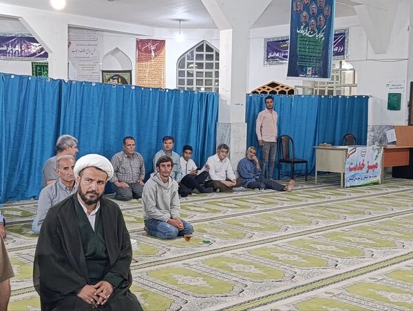 مراسم بزرگداشت شهدای دولت در مسجد جامع آشخانه