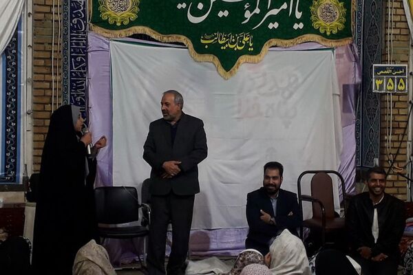 دیدار مسئولان با دانش‌آموزان معتکف ناحیه یک شهرری