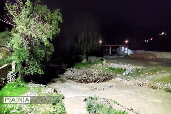 حال و هوای شهر بار بعد از بارش زیبای باران 