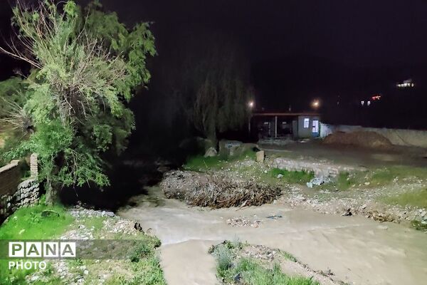 حال و هوای شهر بار بعد از بارش زیبای باران 