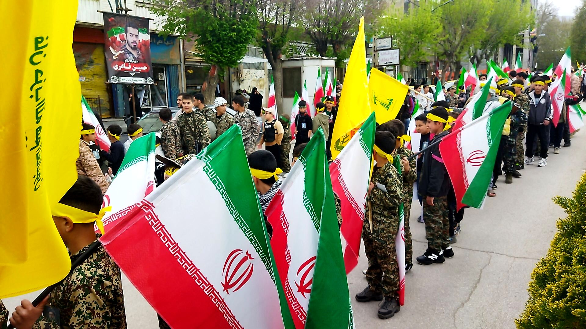 رزمایش نونهالان و نوجوانان مبارز مریانج و کوی یکن آباد