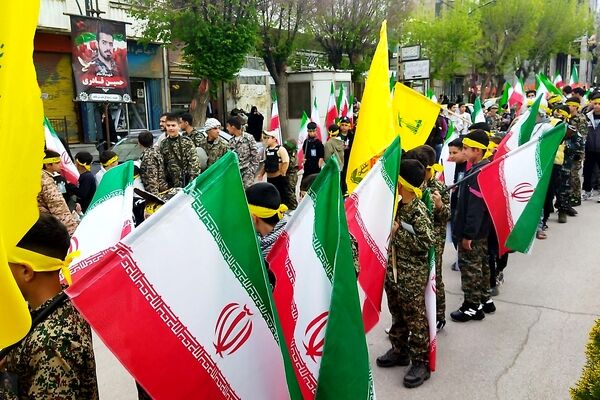 رزمایش نونهالان و نوجوانان مبارز مریانج و کوی یکن آباد