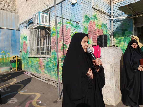 مراسم شهادت حضرت زهرا در دبستان شهید فیاض‌بخش ناحیه ۵ مشهد
