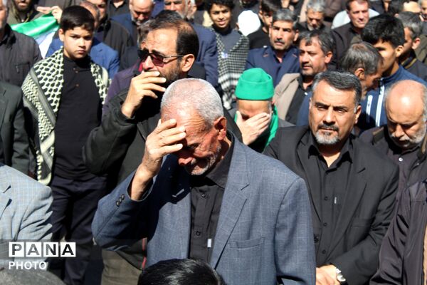 اجتماع خونخواهی رهبر شهید در نیشابور