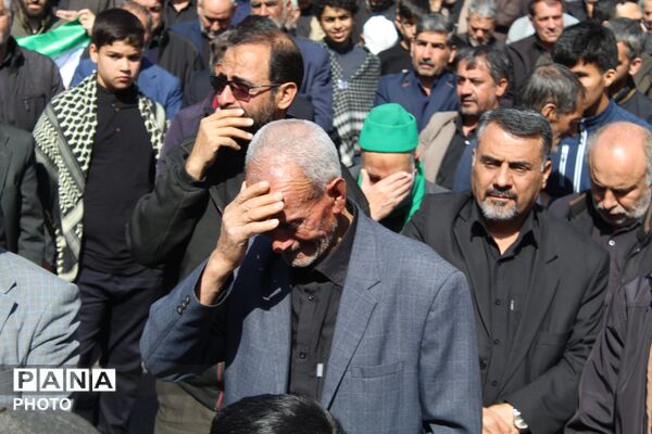 اجتماع خونخواهی رهبر شهید در نیشابور