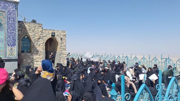 جاماندگان اربعین حسینی در بیجار مسیر عشق را پیمودند