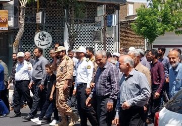 راهپیمایی با شکوه مردم شازند در محکومیت تجاوز اسرائیل به خاک مقدس ایران