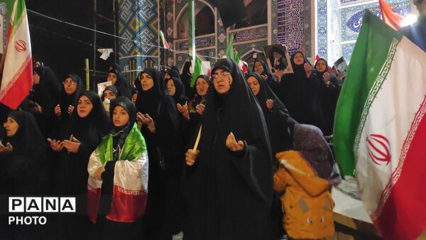 حضور گسترده و پرشور مردم انقلابی نیشابور در مراسم شهادت رهبر شهید