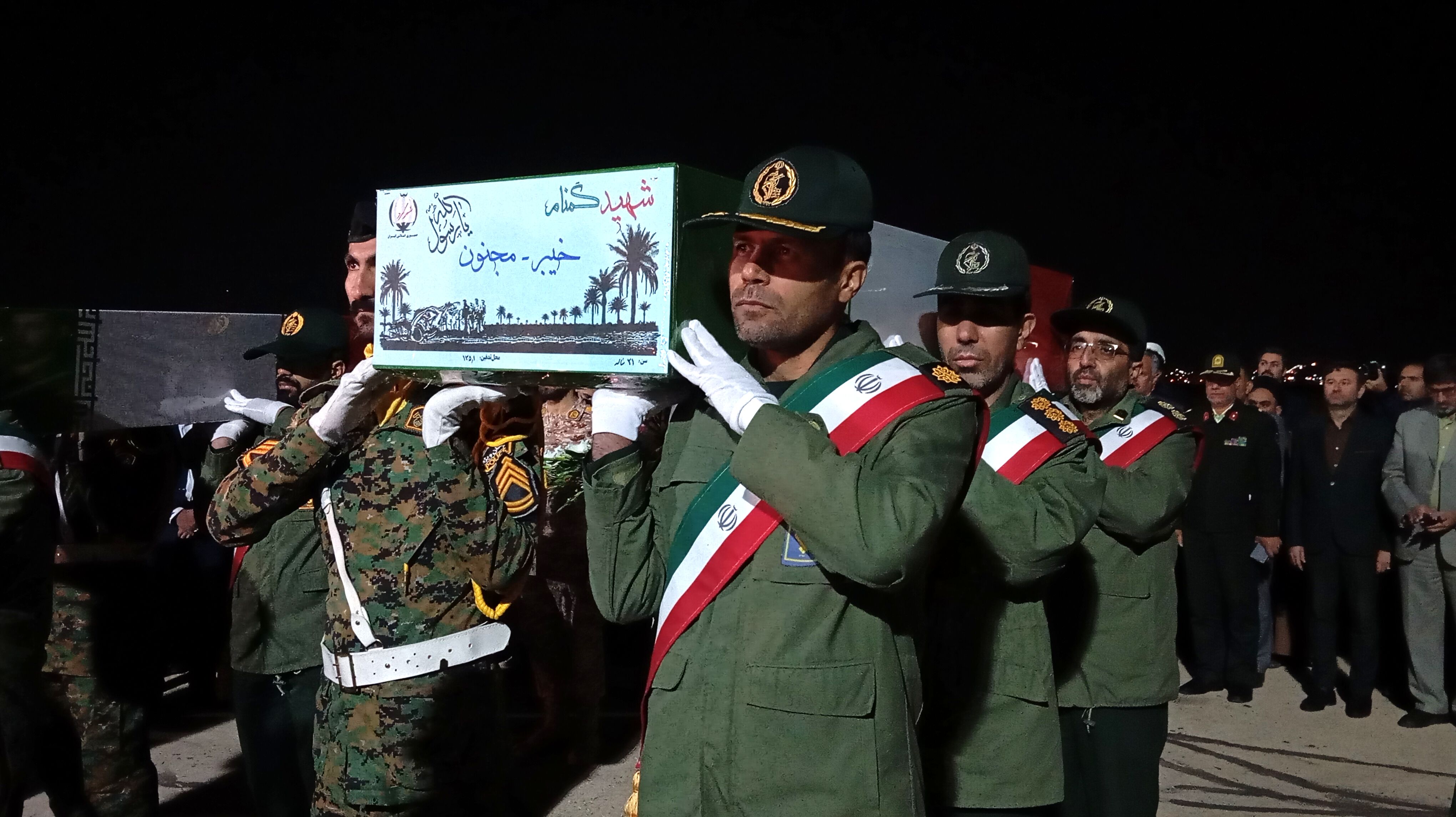 آیین استقبال از ۶ شهید گمنام در استان چهارمحال و بختیاری