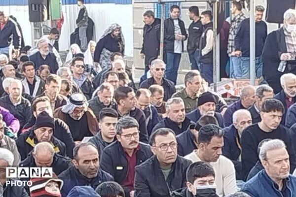 برپایی با شکوه نماز عید فطر مردم چهاردانگه