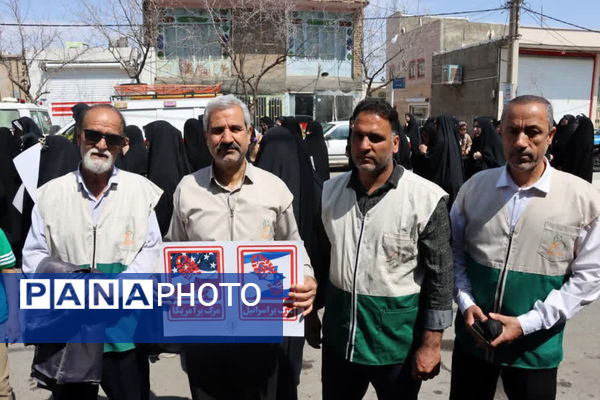 جلوه های از راهپیمایی روز قدس در کهک، جعفریه و روستای صرم قم