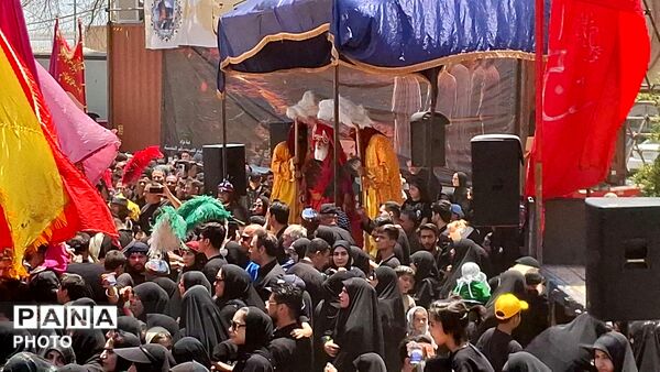 بازآفرینی واقعه عصر عاشورا با اجرای آیین خیمه‌سوزان در قم