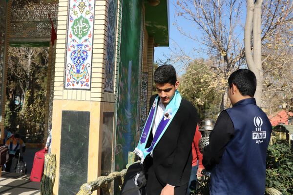 اعزام کاروان پسران عمره دانش‌آموزی از مشهد
