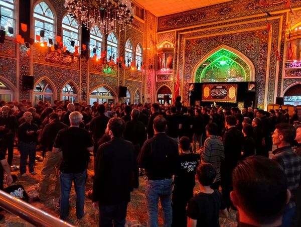 مراسم عزاداری امام حسین (ع) در شب تاسوعای حسینی 