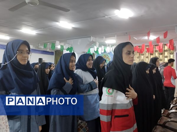 مانور سراسری زلزله در دبیرستان دخترانه شاهد شیرودی 