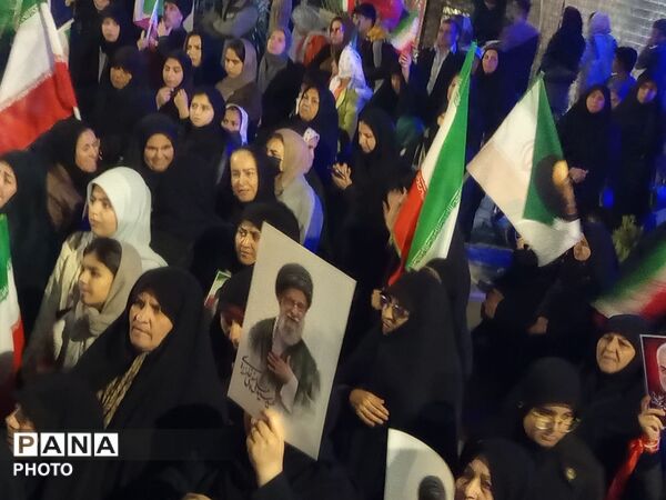 حضور حماسی مردم شهرستان نیشابور در اجتماع بیستمین شب