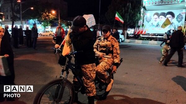 رژه دوچرخه سواران نوجوان اهر
