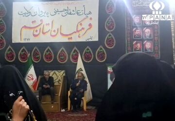 دبیرستان حضرت فاطمه قم میزبان هیات عزاداری فرهنگیان و دانش آموزان 