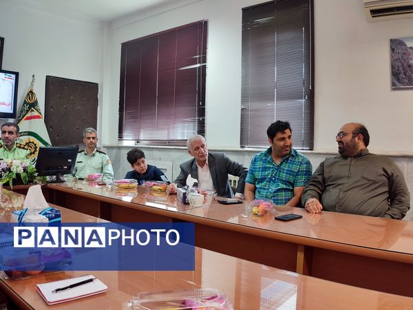 تجلیل از خبرنگاران پانا توسط فرماندهی انتظامی قائمشهر