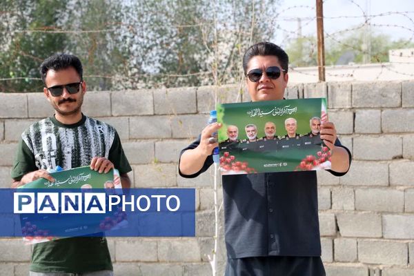 مردم بندرخمیر با حضور یکپارچه در ۲۲ بهمن اقتدار خود را فریاد زدند