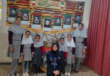 جشن آغاز سال تحصیلی در دبستان دخترانه  شیخ مفید
