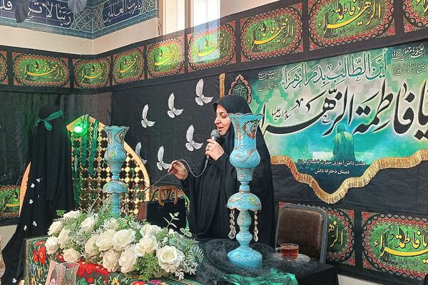 افتتاحیه هیئت فاطمه الزهرا در مکتب فاطمی دبستان دانش