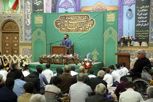 جشن میلاد امام علی(ع) در حرم حضرت معصومه(س) با تلاوت قاریان نوجوان 
