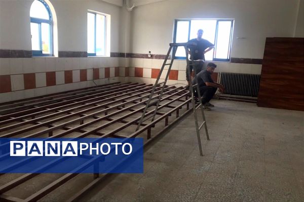 دبیرستان فرزانگان قائمشهر به استقبال مهر رفت