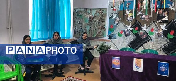 برگزاری نمایشگاه هفته هنرهای مدرسه (ماها) در آموزشگاه نمونه دولتی فدک فاروج