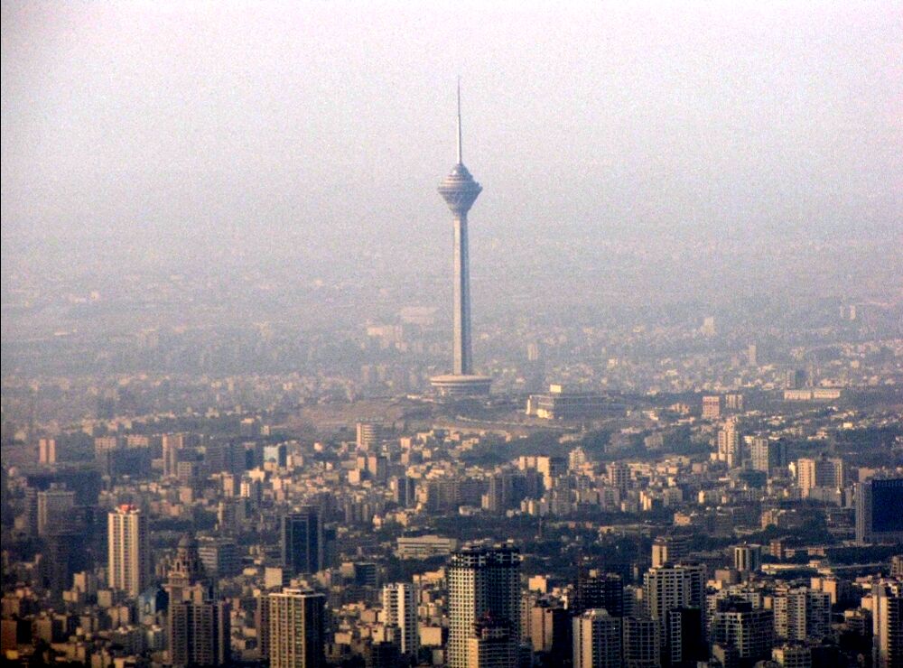 کیفیت هوای تهران در وضعیت نارنجی