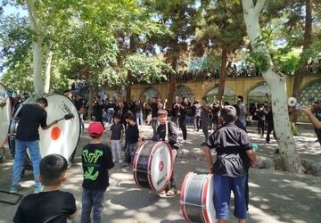 عزاداری عاشورای حسینی در باغرود