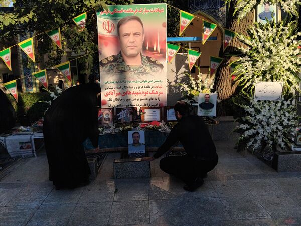 چهلم شهید امنیت هادی میر آبادی در بهشت فضل نیشابور 
