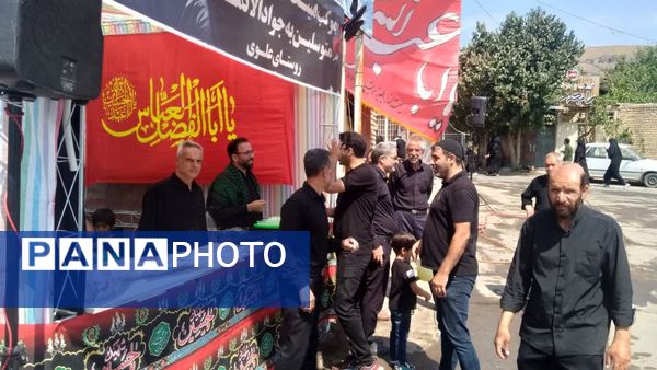 کاروان حسینی کربلای ایران در روستای علوی کاشان